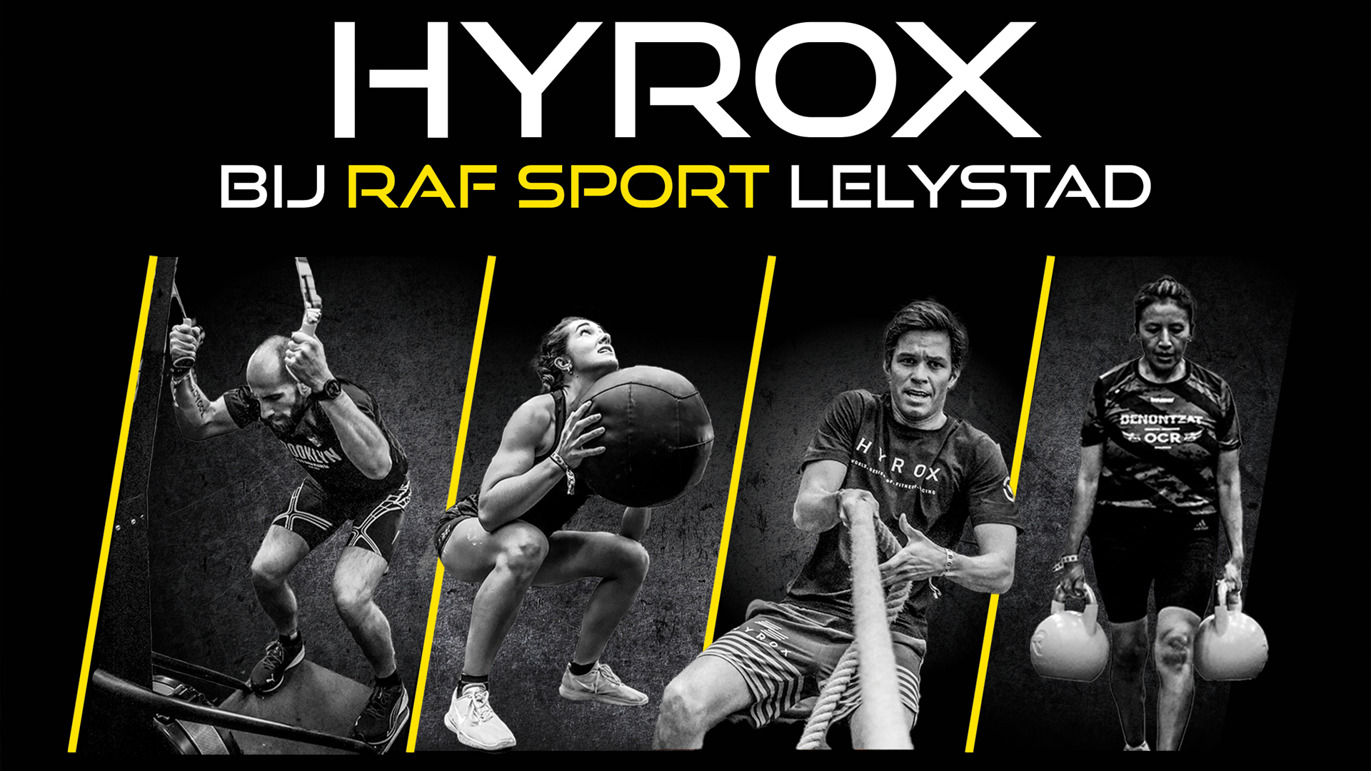 HYROX training bij RAF Sport Lelystad